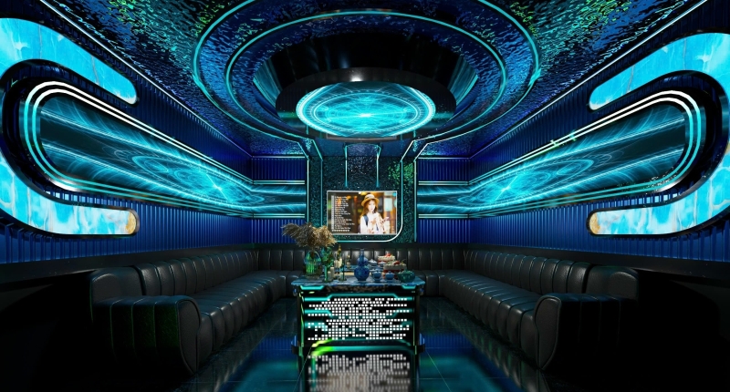 Thi công hệ thống ánh sáng quán karaoke ở Bình Chánh